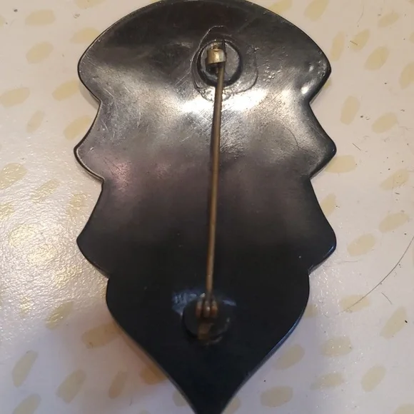 Art Deco Celluloid Pin antique vintage - Picture 3 of 4